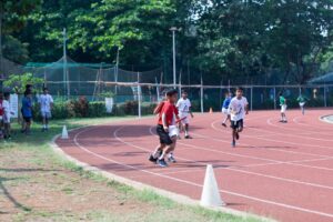 Photo sustainable sports routine