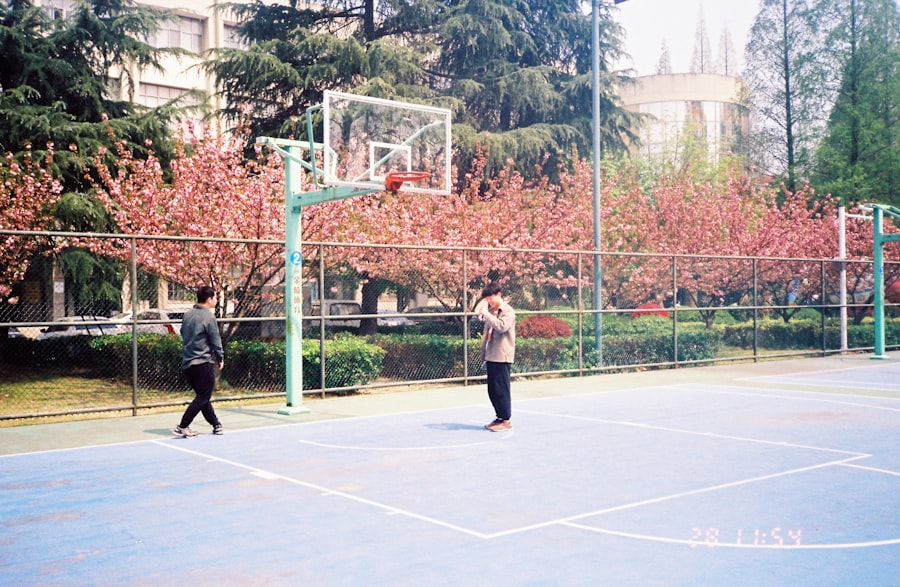 Photo sport practiced in the morning